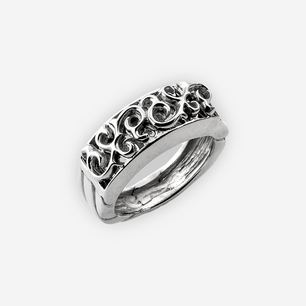 925 Silver Wedding Band.Wholesale Sterling Silver Ring -  Kingscrossjewelry.com