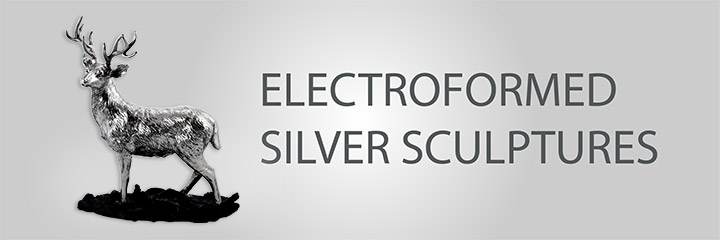 Zanfeld Jewellery Electroformed Silver Sculptures