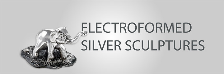 Zanfeld Jewellery Electroformed Silver Sculptures
